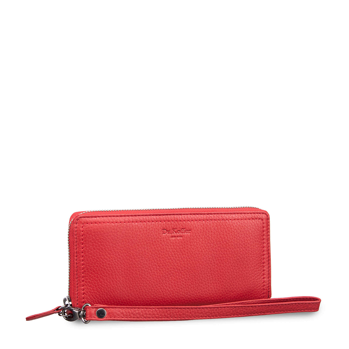 Портмоне Dr.Koffer из натуральной кожи красное