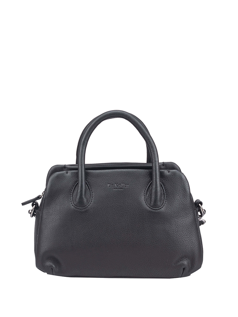 Женская сумка Dr.Koffer из натуральной кожи черная