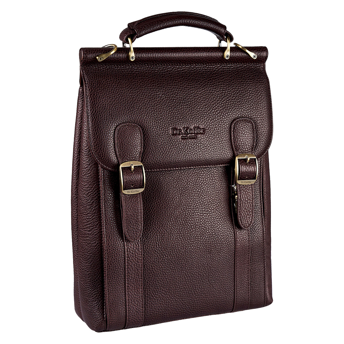 Сумка планшет Dr.Koffer из натуральной кожи коричневый