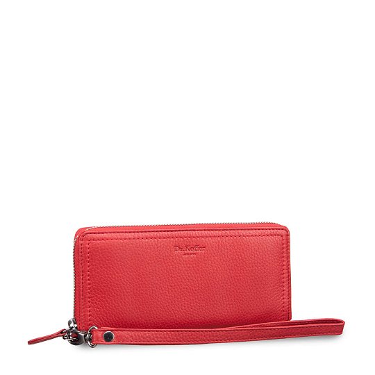 Портмоне Dr.Koffer из натуральной кожи красное