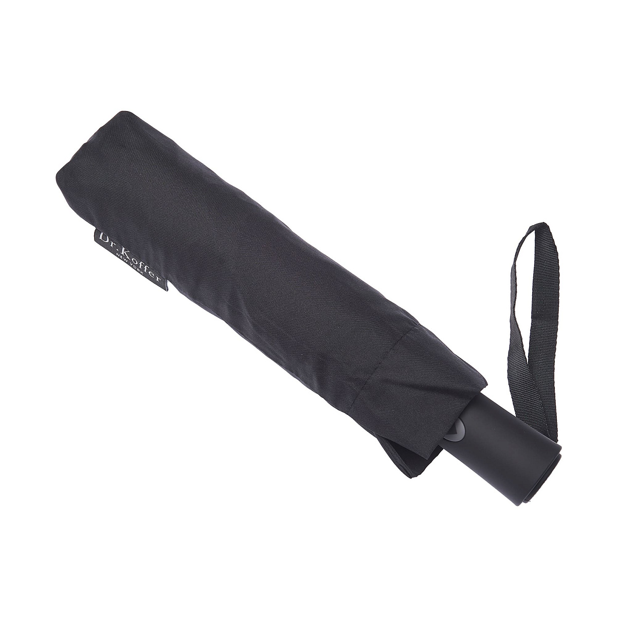 Черный мужской зонт автомат  Dr.Koffer