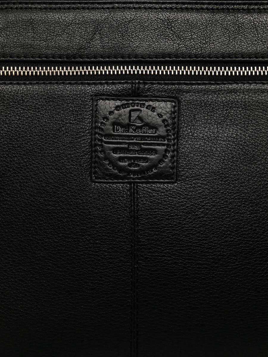 Женская сумка Dr.Koffer из натуральной кожи черная