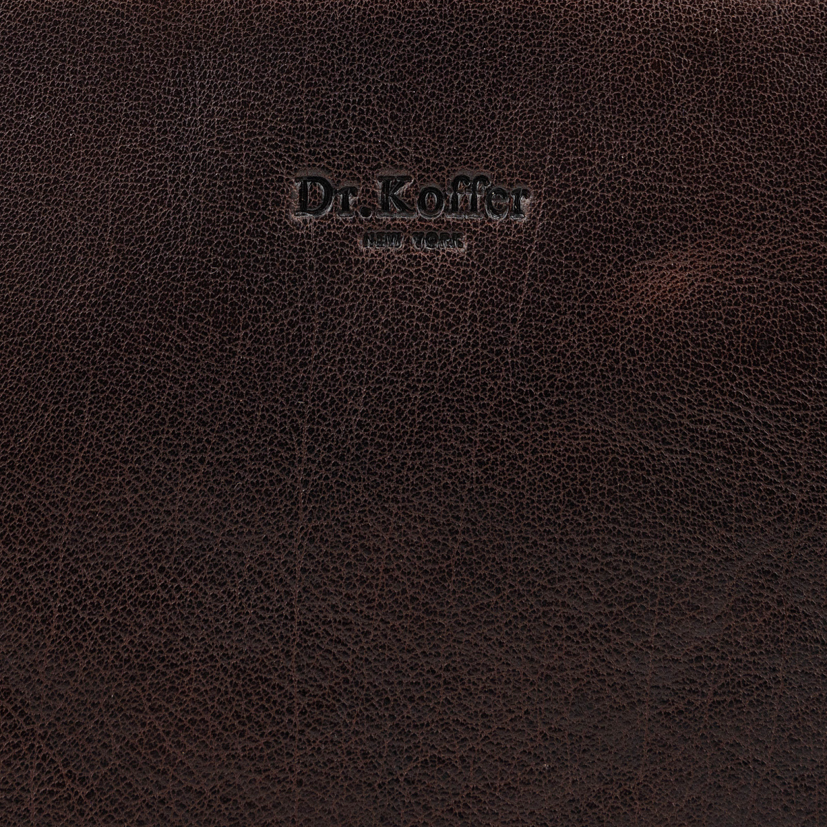 Деловая сумка Dr. Koffer из натуральной кожи коричневая
