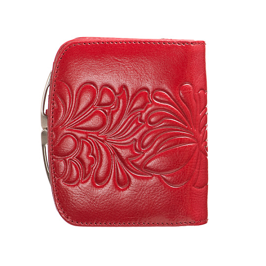 Кошелек Dr.Koffer из натуральной кожи красный