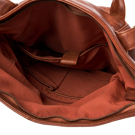 Рюкзак Dr.Koffer из натуральной кожи светло-коричневый