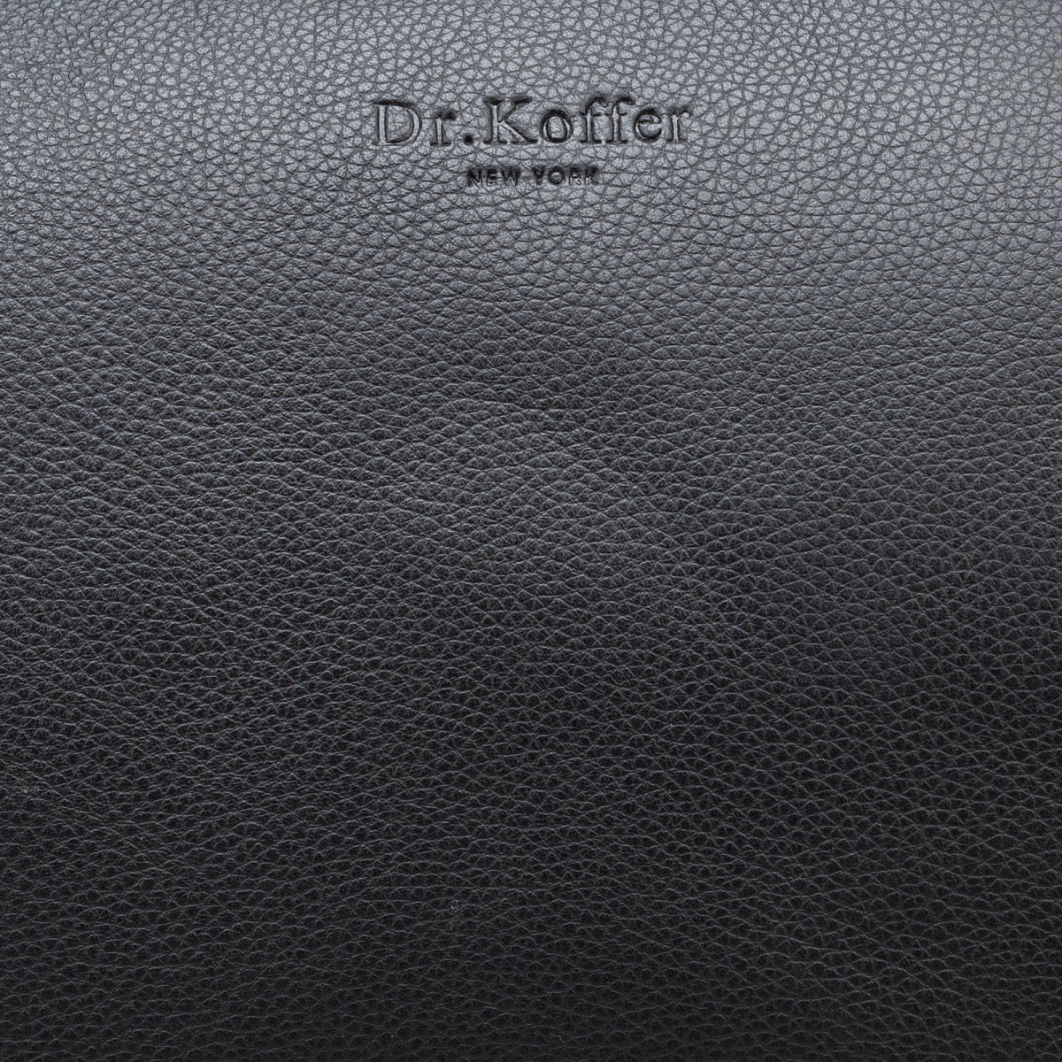 Несессер Dr. Koffer из натуральной кожи черный