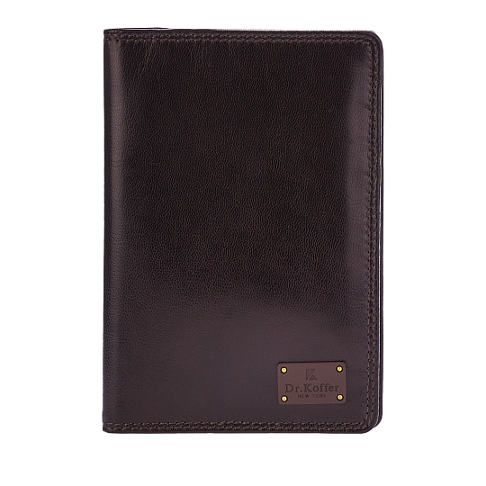 Обложка для паспорта/автодок из натуральной кожи Dr. Koffer