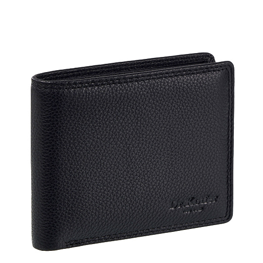 Портмоне Dr.Koffer из натуральной кожи черное