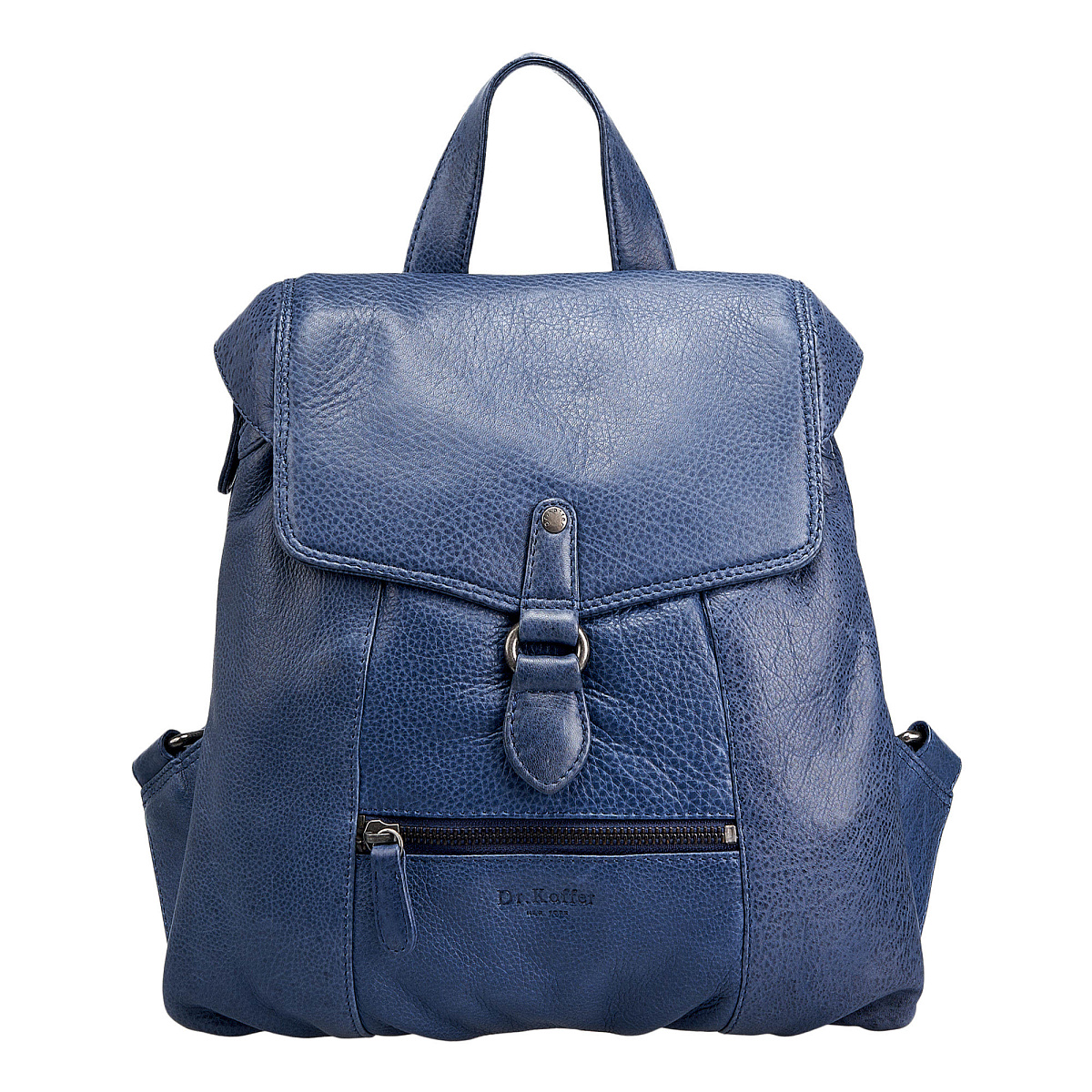 Рюкзак Dr.Koffer из натуральной кожи синий