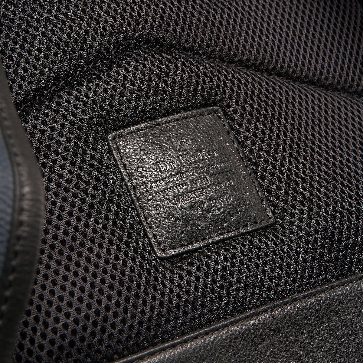 Рюкзак Dr.Koffer из натуральной кожи синий