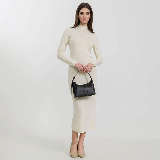 Женская сумка  Dr. Koffer из натуральной кожи черная