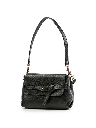 Женская сумка Dr.Koffer из натуральной кожи черная