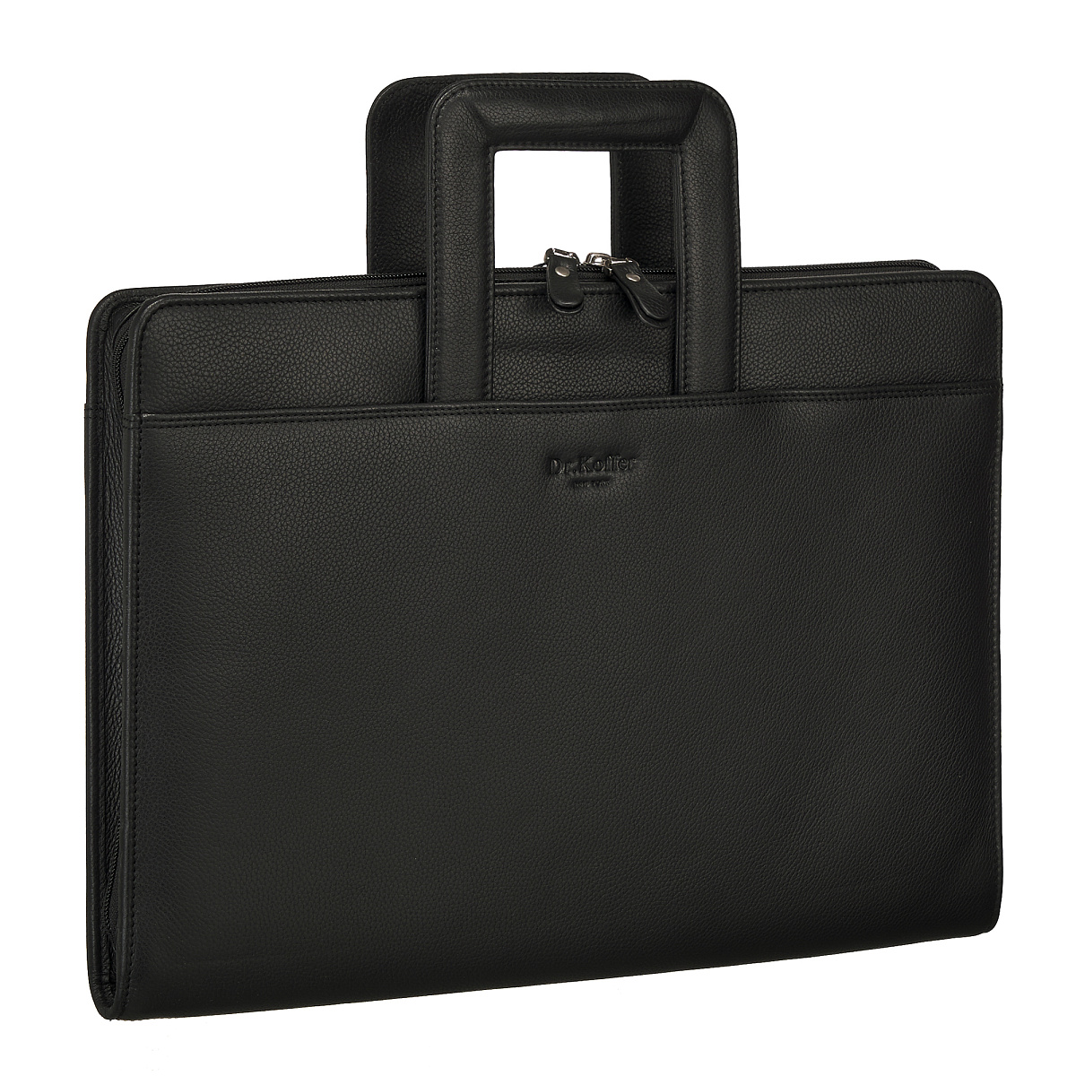 Папка для документов с ручкой Dr. Koffer из натуральной кожи