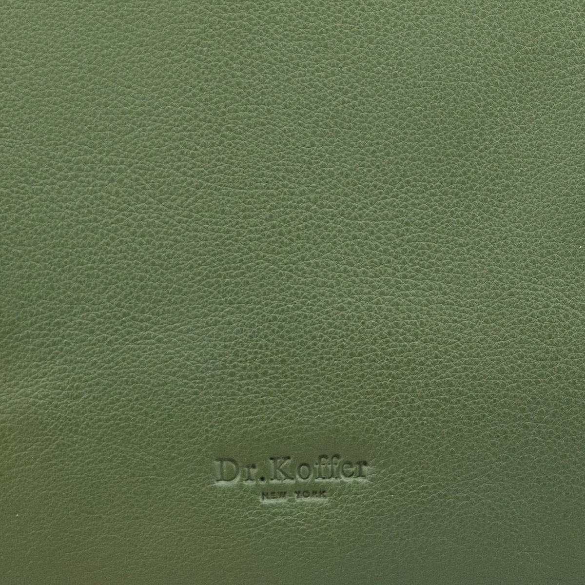 Женская сумка Dr.Koffer из натуральной кожи зеленая