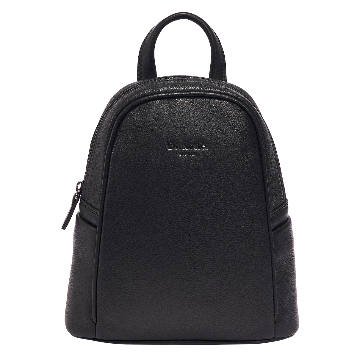 Рюкзак Dr.Koffer из натуральной кожи черный