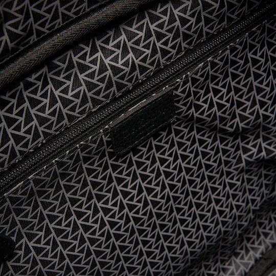 Деловая сумка Dr.Koffer из натуральной кожи черная