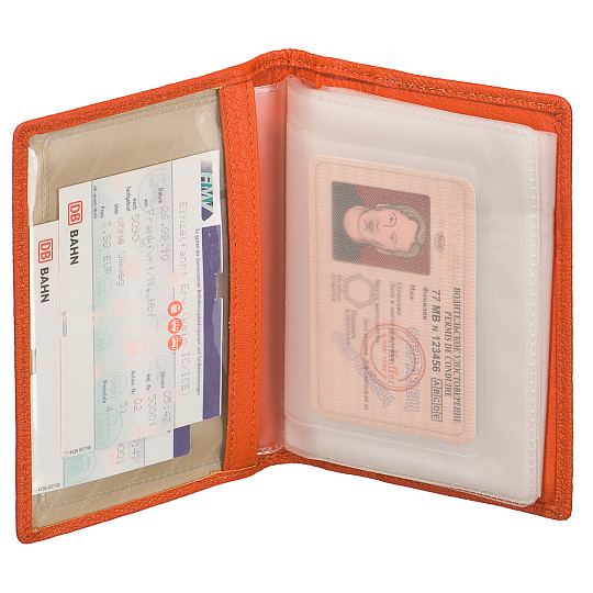 Обложка для автодокументов из натуральной кожи Dr. Koffer