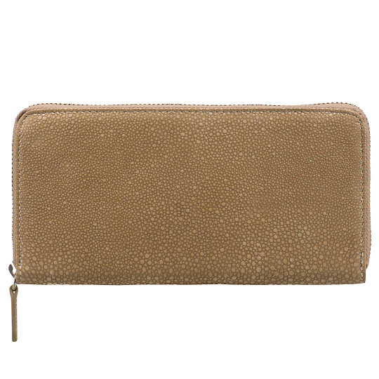 Портмоне Dr.Koffer из натуральной кожи бежевое