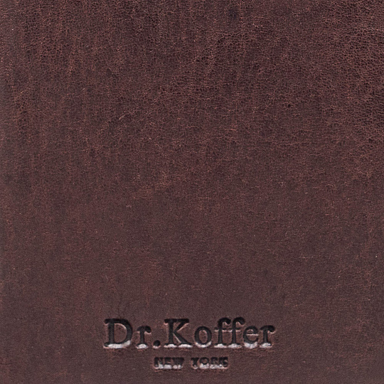 Кредитница Dr.Koffer из натуральной кожи коричневая