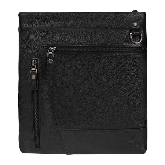 Сумка через плечо Dr.Koffer из натуральной кожи черная