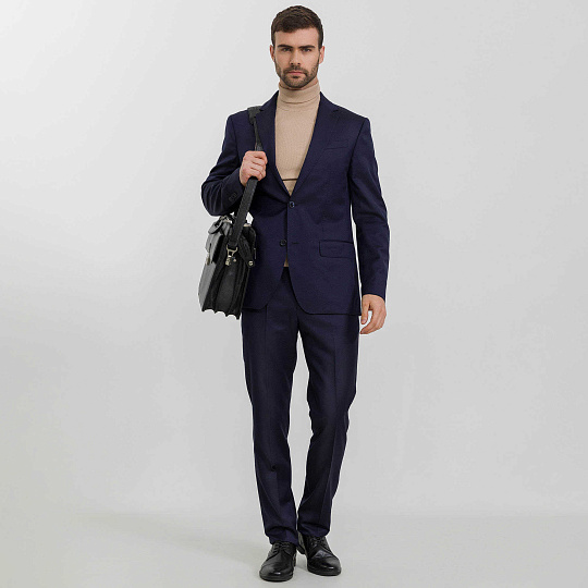 Портфель Dr.Koffer из натуральной кожи черный