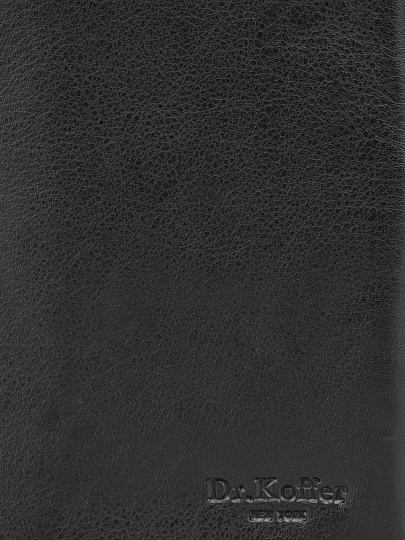 Кошелек Dr.Koffer из натуральной кожи черный