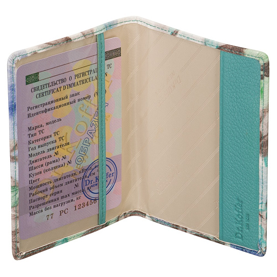 Обложка для паспорта из натуральной кожи Dr. Koffer