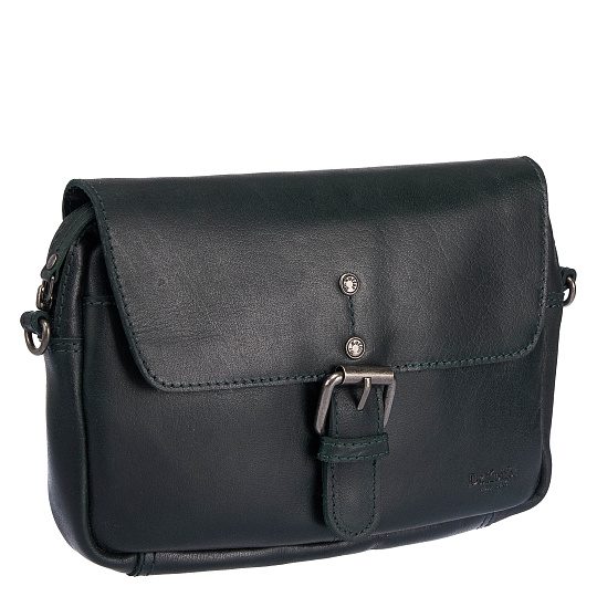 Женская сумка Dr.Koffer из натуральной кожи зеленая