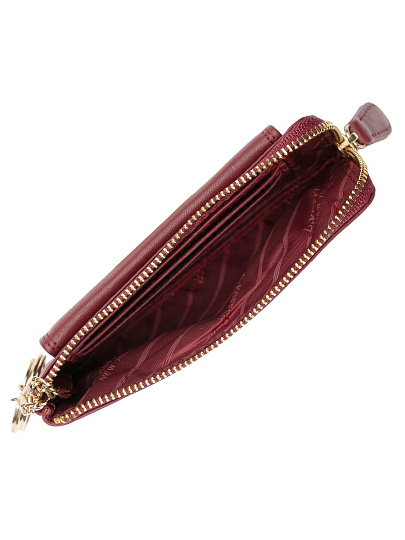 Ключница Dr.Koffer из натуральной кожи бордовая