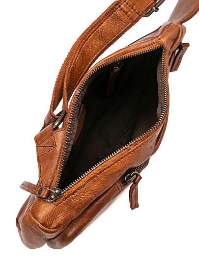 Рюкзак Dr.Koffer из натуральной кожи светло-коричневый