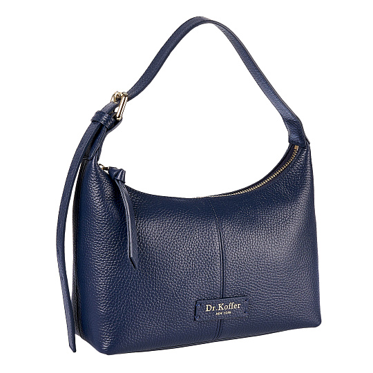 Женская сумка  Dr. Koffer из натуральной кожи синяя