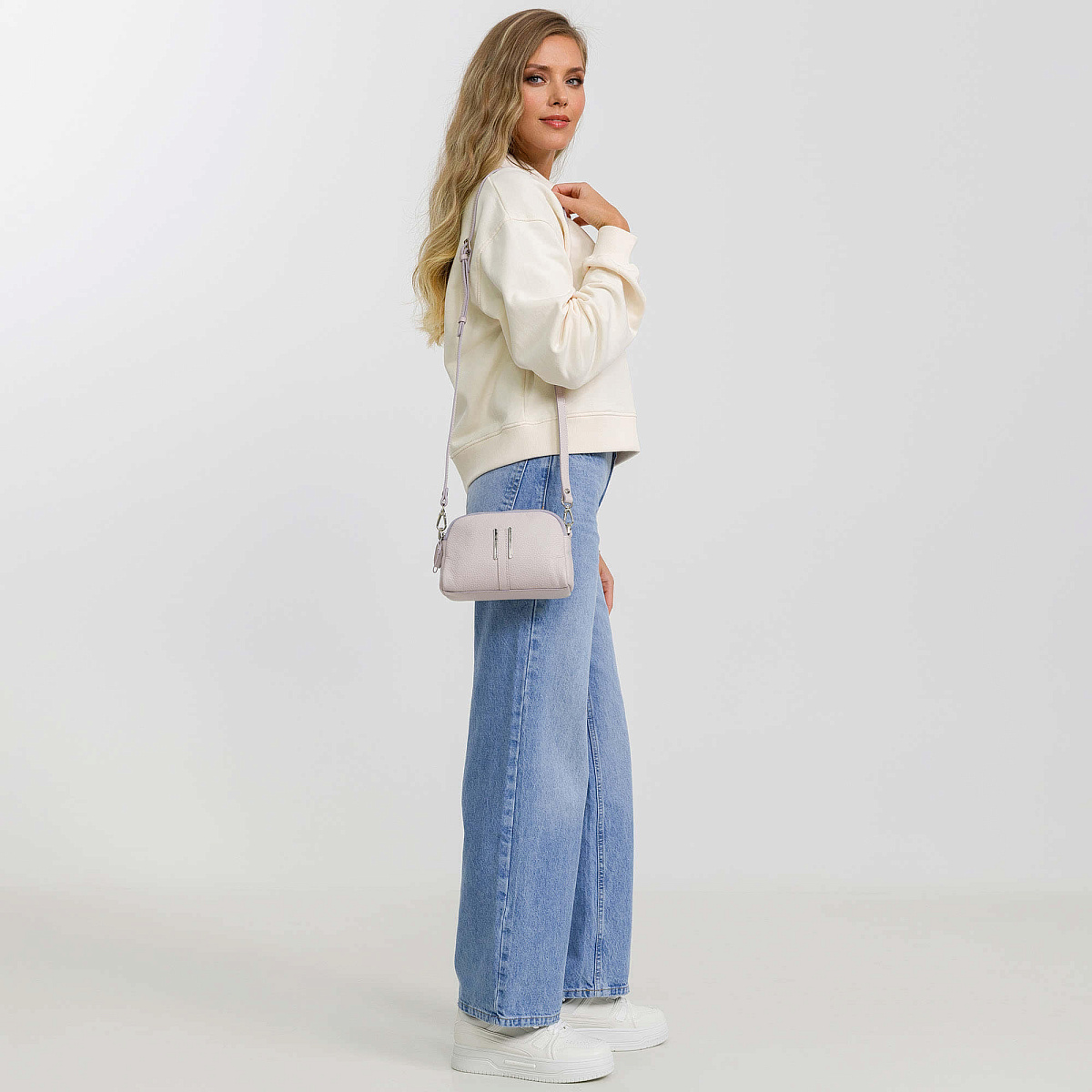 Женская сумка Dr. Koffer из натуральной кожи розовая