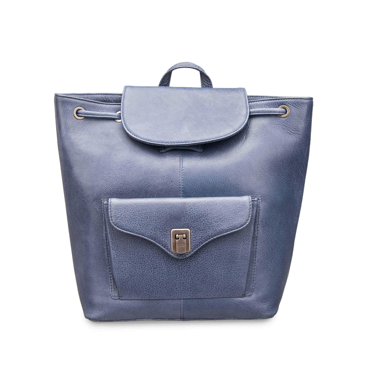 Рюкзак Dr.Koffer из натуральной кожи синий