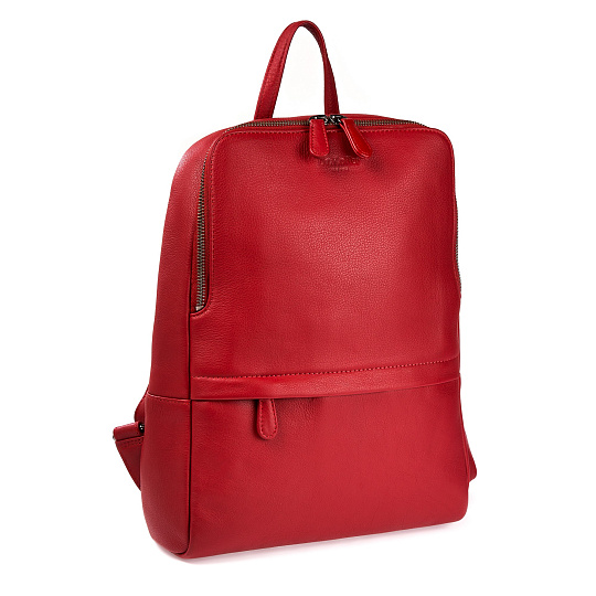 Рюкзак Dr.Koffer из натуральной кожи красный