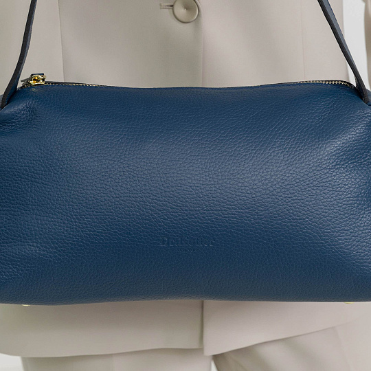 Женская сумка Dr. Koffer из натуральной кожи синяя