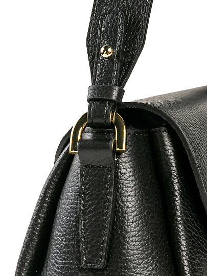 Женская сумка Dr. Koffer из натуральной кожи черная