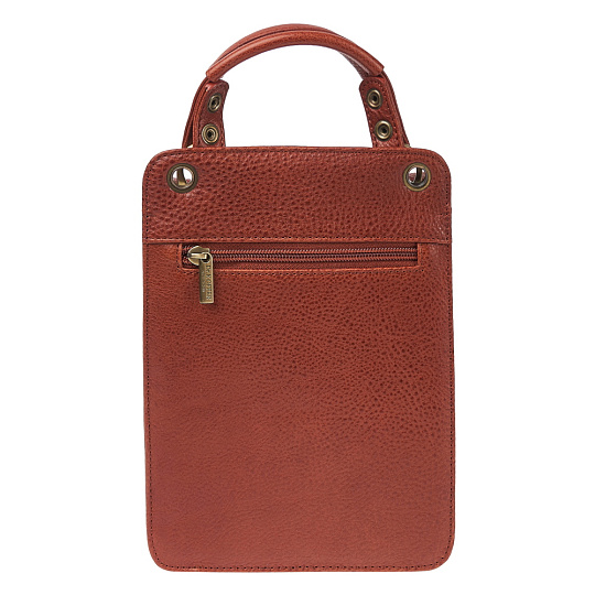 Сумка через плечо Dr.Koffer из натуральной кожи коричневая