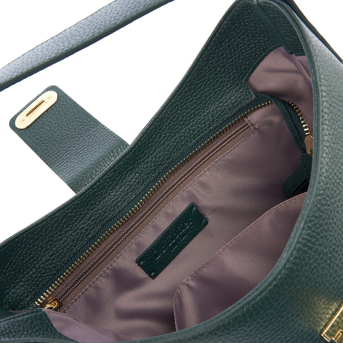 Женская сумка  Dr. Koffer из натуральной кожи зеленая