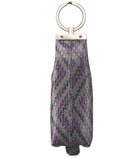 Ключница Dr.Koffer из натуральной кожи серая