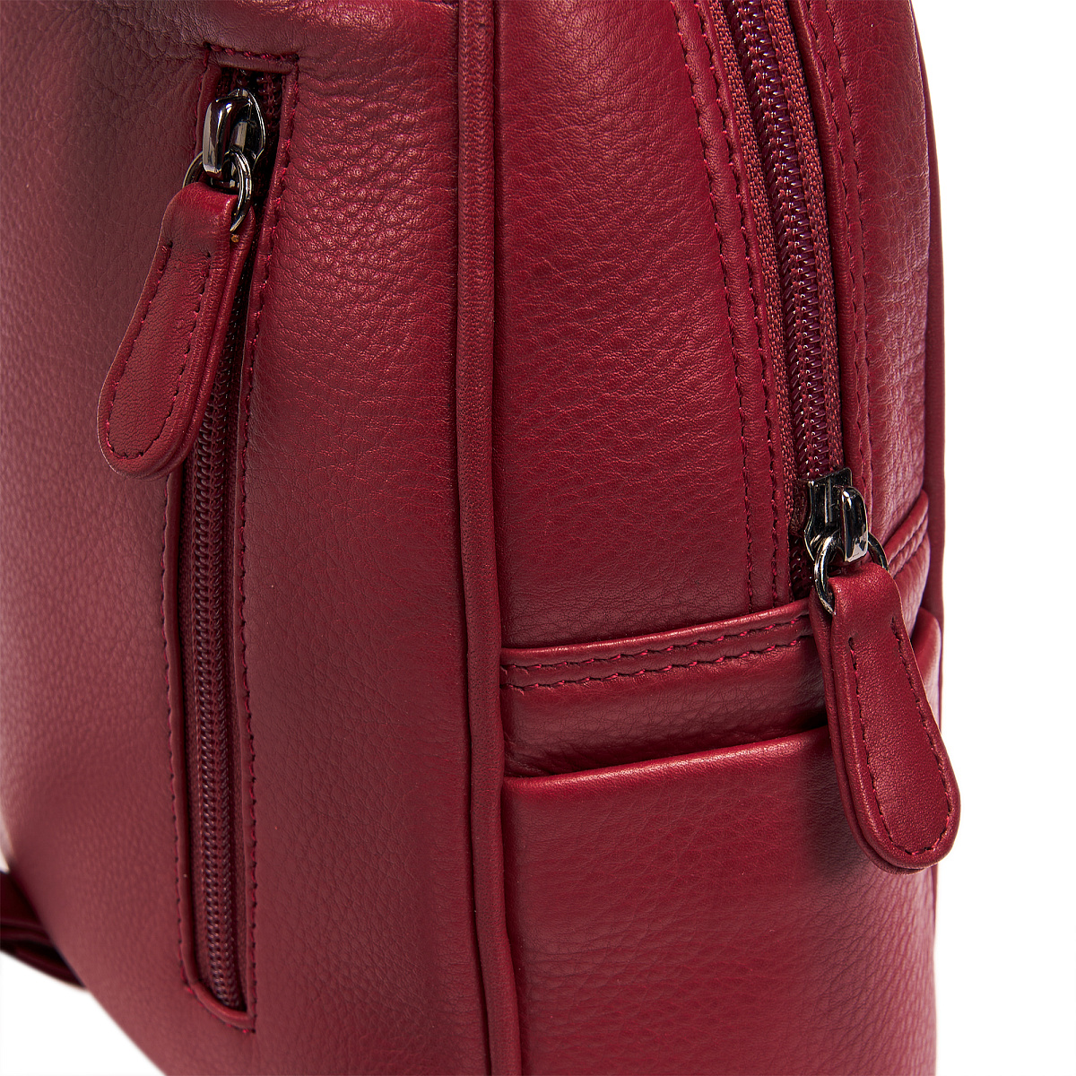 Рюкзак Dr.Koffer из натуральной кожи бордовый