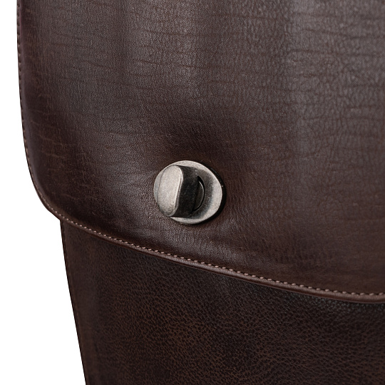 Рюкзак Dr.Koffer из натуральной кожи темно-коричневый