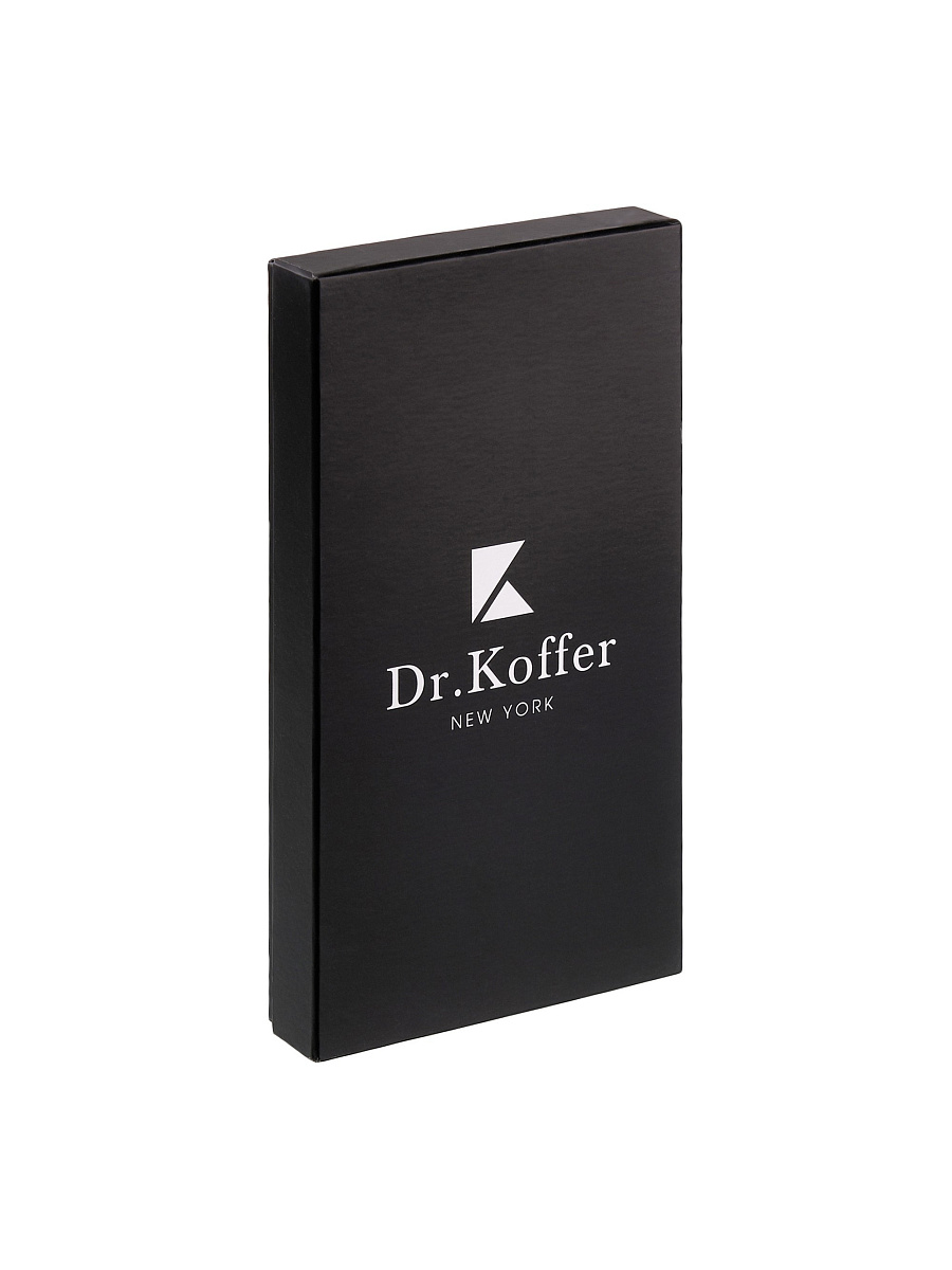 Портмоне Dr.Koffer из натуральной кожи черное