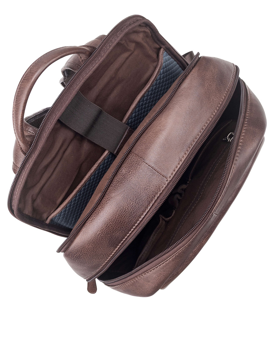 Рюкзак Dr. Koffer из натуральной кожи коричневый