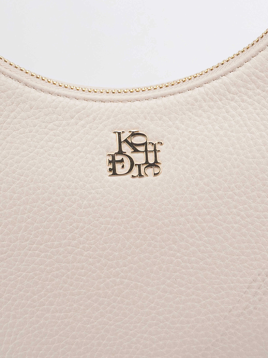 Женская сумка Dr. Koffer из натуральной кожи бежевая