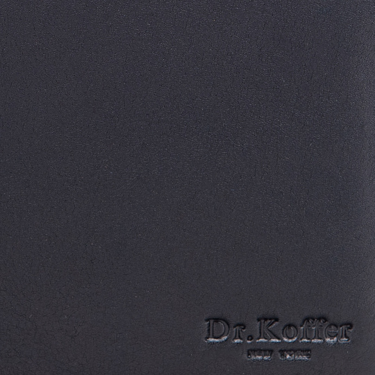 Портмоне Dr.Koffer из натуральной кожи черное