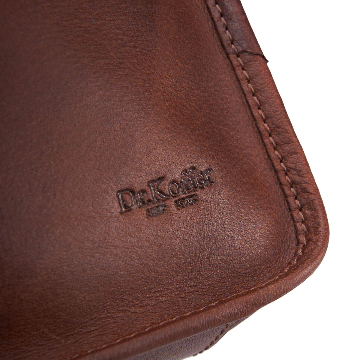 Рюкзак Dr.Koffer из натуральной кожи светло-коричневый