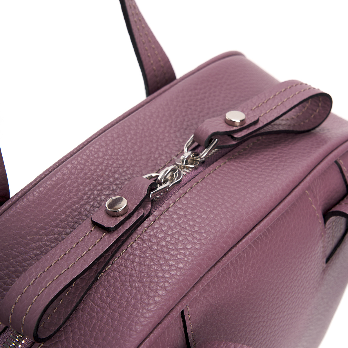 Женская сумка Dr. Koffer из натуральной кожи цвета фуксия