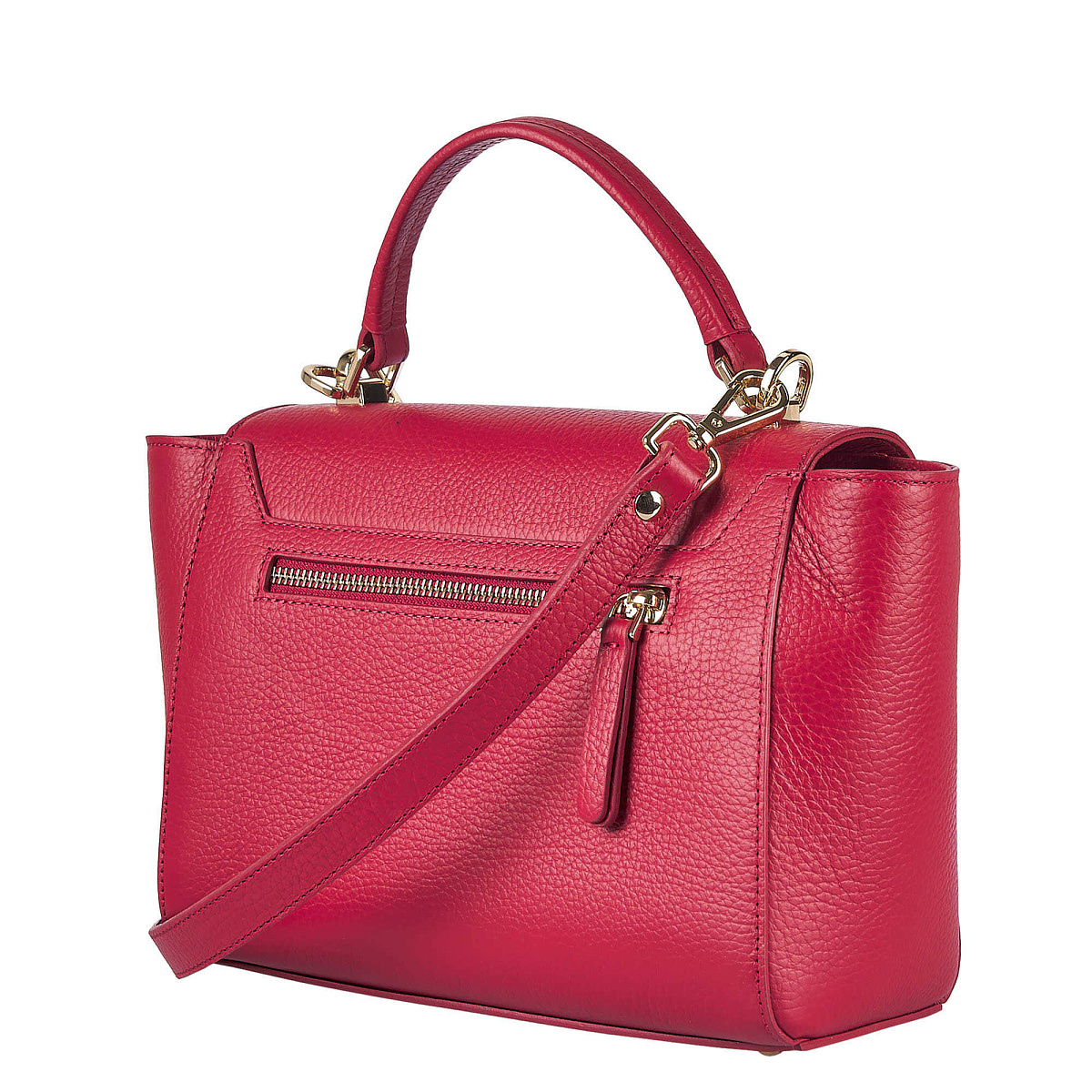 Женская сумка  Dr. Koffer из натуральной кожи красная