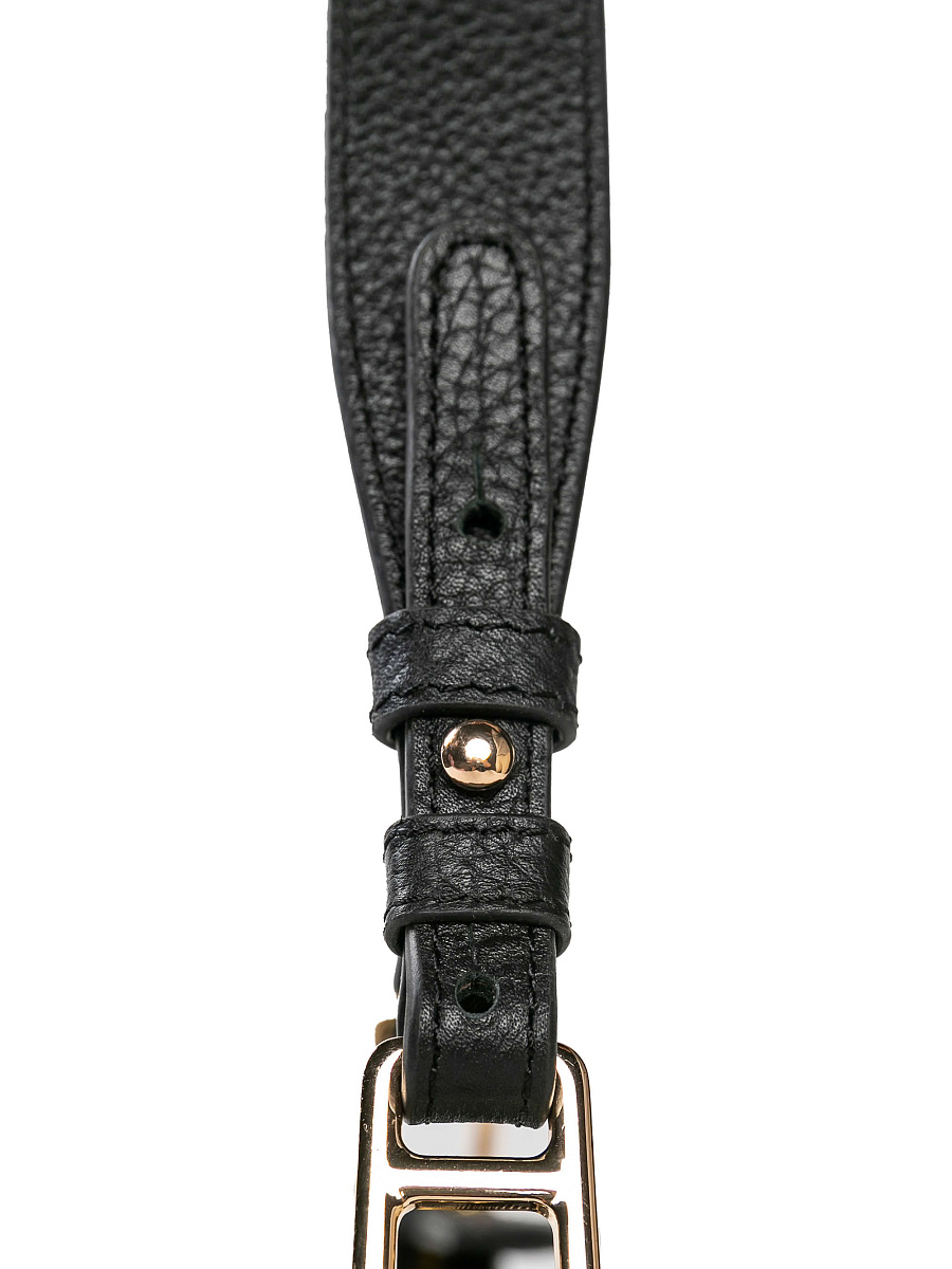 Женская сумка Dr. Koffer из натуральной кожи черная