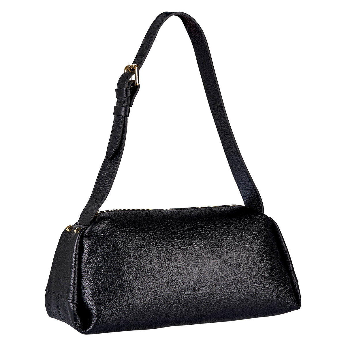 Женская сумка Dr.Koffer из натуральной кожи черная